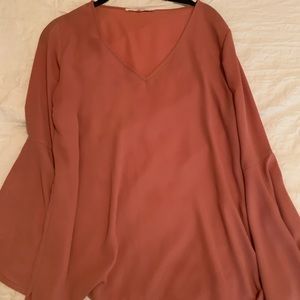 Free With Bundle - Mauve Blouse - Small